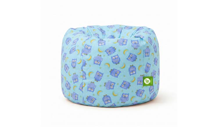 Bean Lazy Owl Bean Bag Large Size Blue