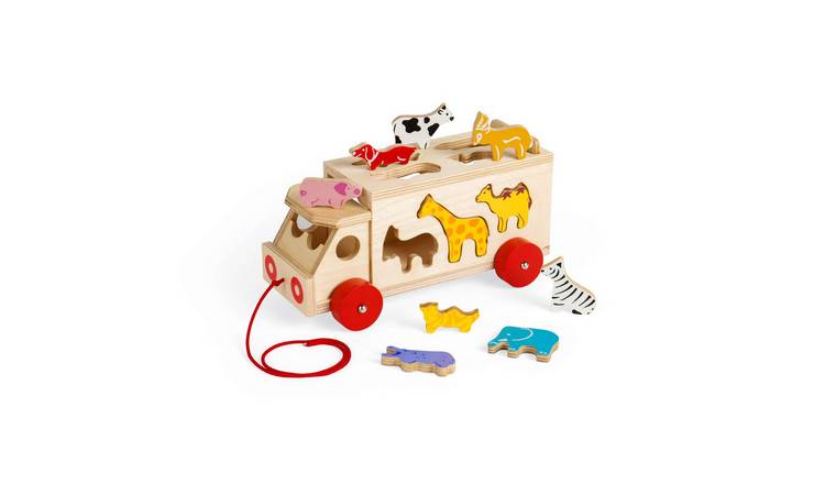 Bigjigs Toys Animal Shape Lorry - 18 Months +