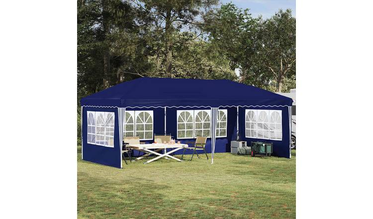 Walplus 575 x 289 x 245 cm Pop-up Party Tent - Blue