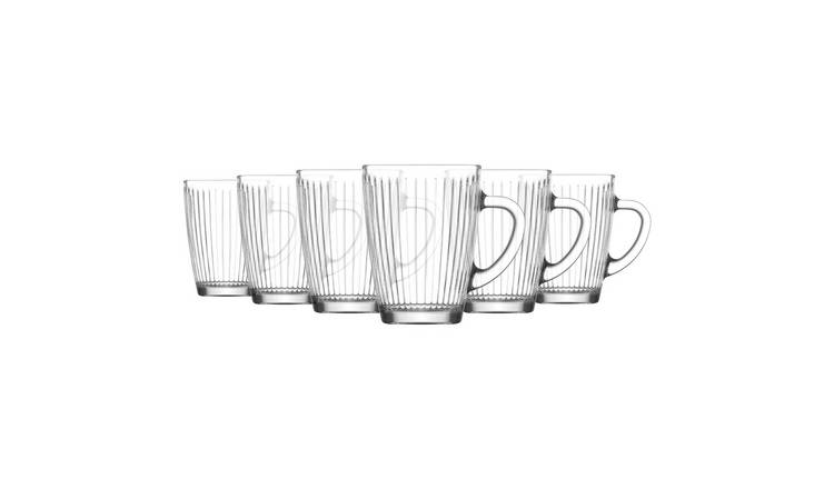 LAV Hestia Glass Mugs - 300ml - Pack of 6
