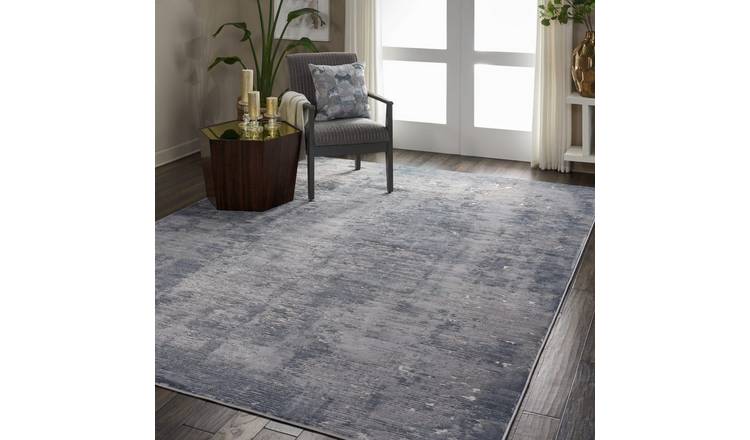 Mega Flooring Grey Modern Abstract Rug - 120 x 180cm