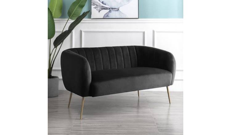 Artemis Home Matilda 2 Seat Sofa - Black