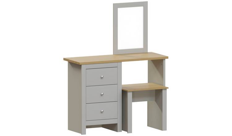 Vida Designs Arlington Dressing Table Set - Grey