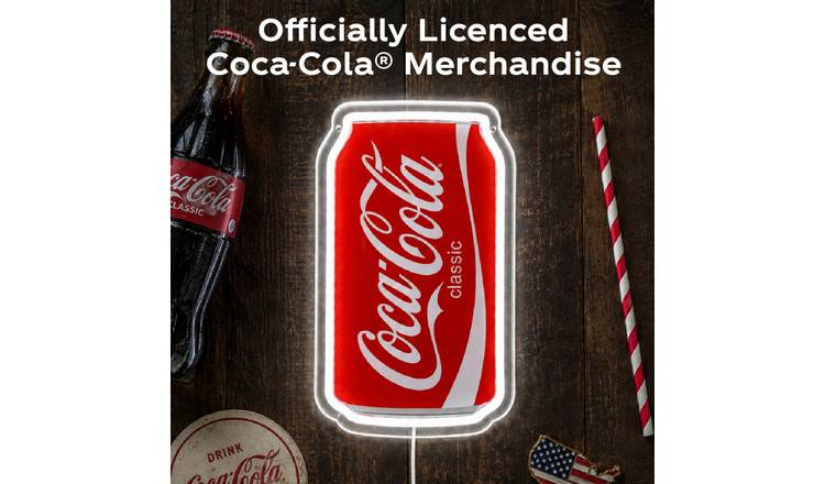 Buy Global Gizmos 30cm Coca-Cola Can LED Wall Light - Red