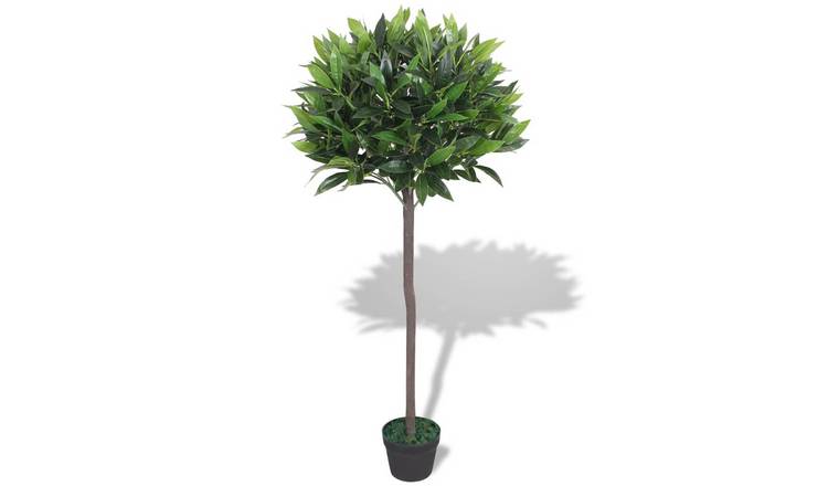 Walplus Artificial Bay Tree Plant with Pot - Green - 125 cm