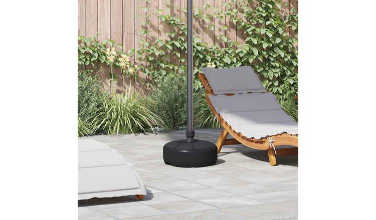 Walplus Plastic Umbrella Base /Water Filled 15 L - Black - 20 cm