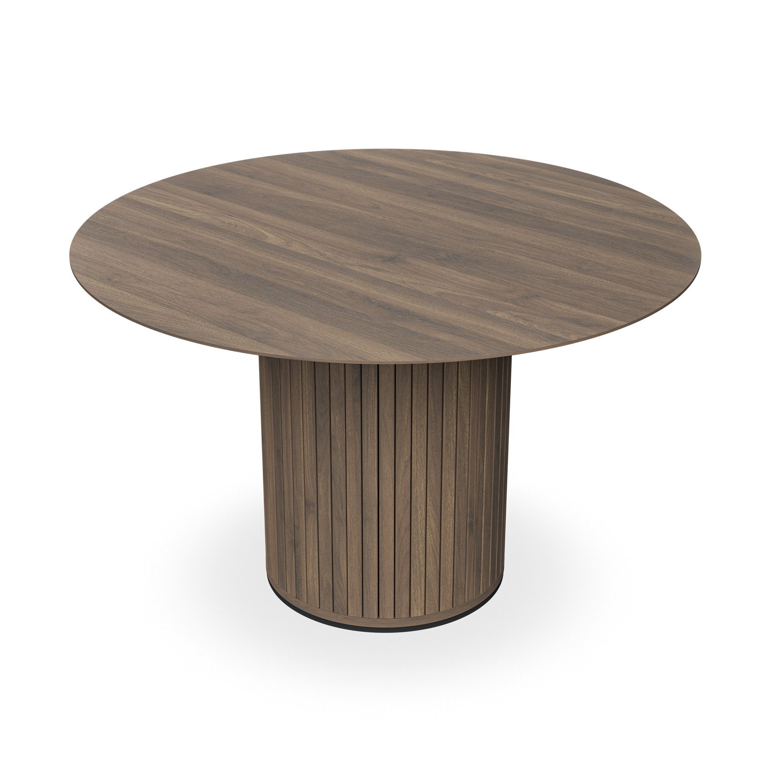 Furniture Online Arlo Nova Walnut Top w Wal Legs Dining Table & 6 Green Chairs - Image 2