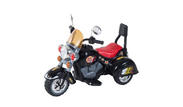 HOMCOM 6V 3 to 6 Years Lights and Sound Ride on Motorcycle – Black