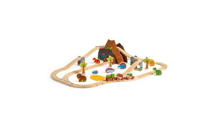 Bigjigs Rail Dinosaur Railway Set - 3 Years +