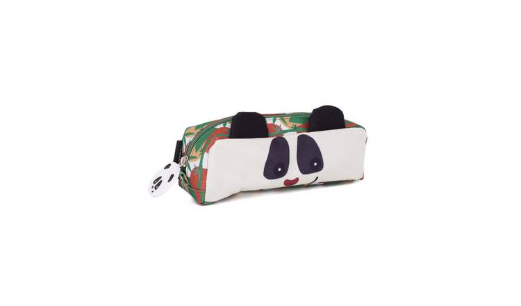 Les Deglingos 1-Zip Animal Face Pencil Case - Rototos the Panda