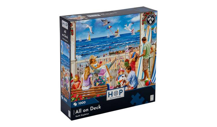 The House of Puzzles All on Deck 1000 Piece Jigsaw Puzzle