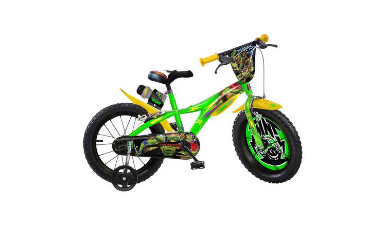 Dino Bikes Teenage Mutant Ninja Turtles 16" Kids Bike - Green