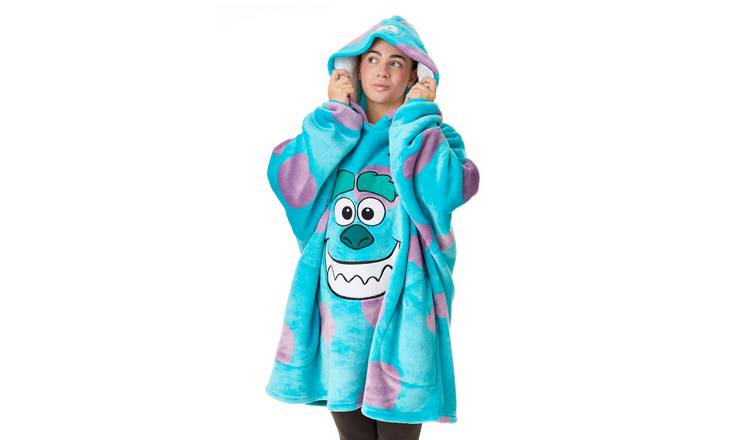 Disney Monster Inc. Sully Adult Unisex Blanket Hoodie - Blue