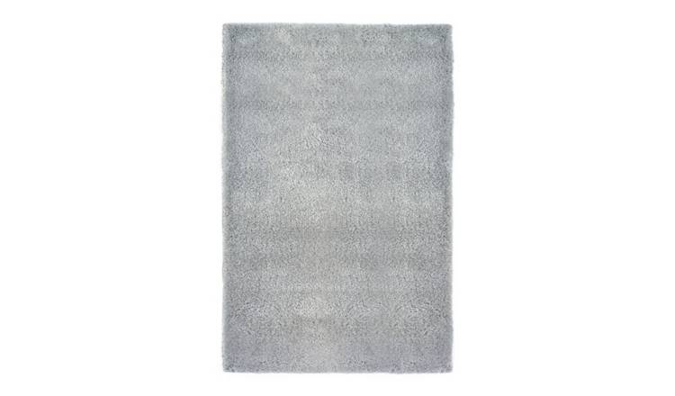 Mega Flooring Grey Shaggy Plain Runner - 60 x 200cm