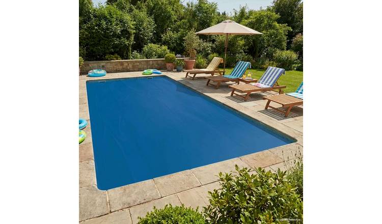 Walplus Square Polyethylene Solar Pool Cover - Blue - 300 x 200 cm