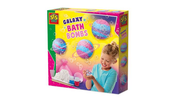 SES Creative Make Your Own Galaxy Bath Bombs Craft Set