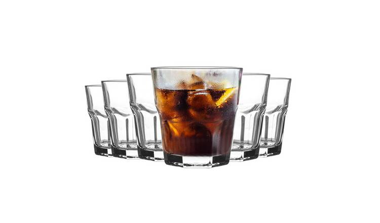 LAV Aras Water Glasses - Clear - Pack of 6