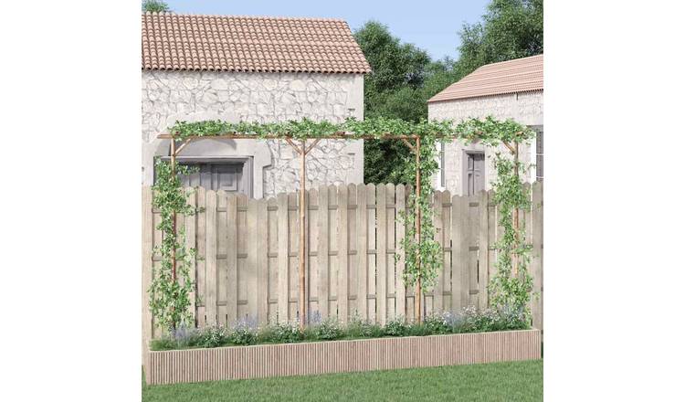 Walplus Bamboo Pergola - 385 x 40 x 205 cm