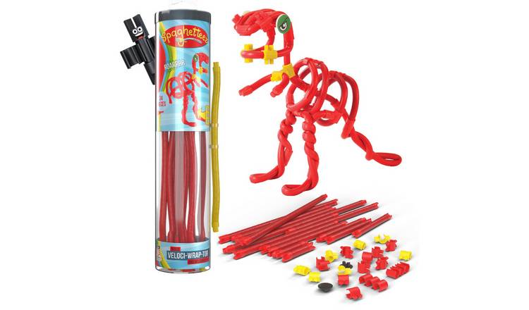 Clics Spaghetteez Velociraptor STEM Building Set - Age 5+