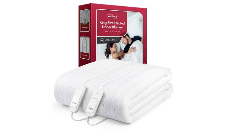 VonHaus King Size Dual Control Heated Mattress Topper - Electric Blanket