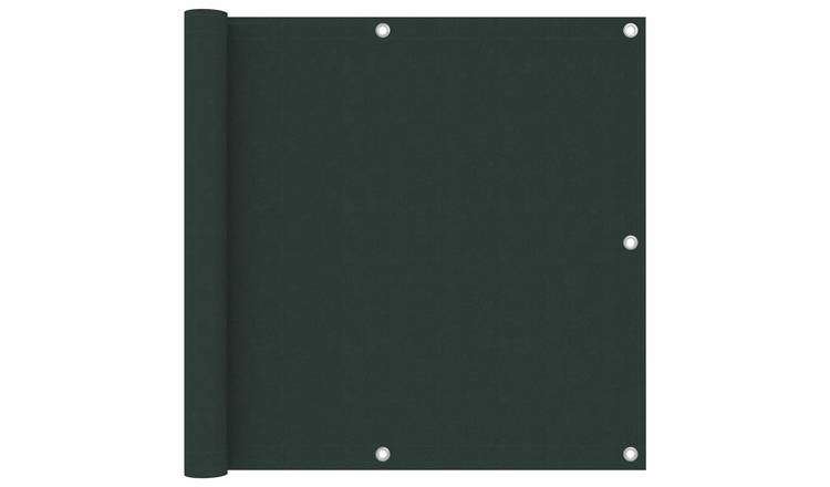 Walplus Polyester Oxford Balcony Screen - Dark Green - 90 x 600 cm