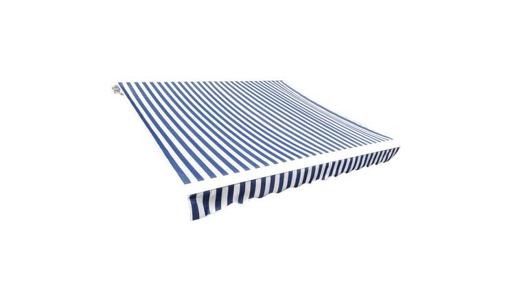 Walplus Awning Top Replacement - Blue-white - 400 x 300 cm