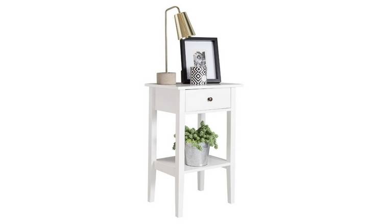 Noa & Nani Trend 1 Drawer Bedside Cabinet - White
