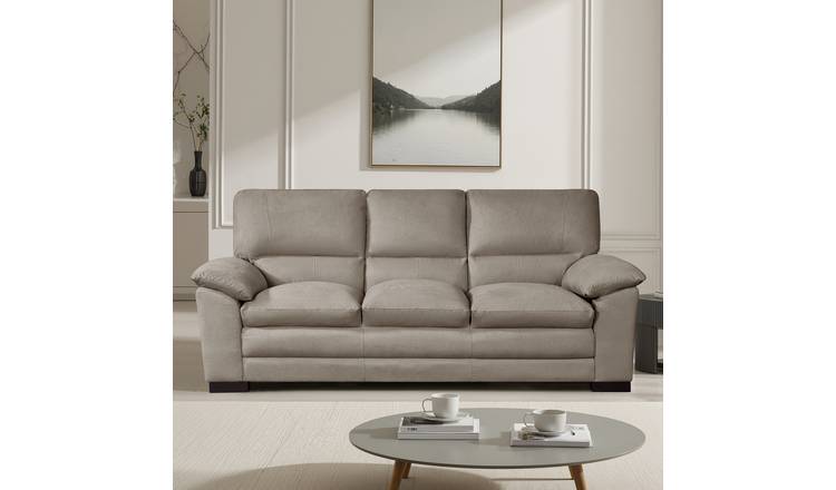 Artemis Home Ramona 3 Seat Fabric Sofa - Brown