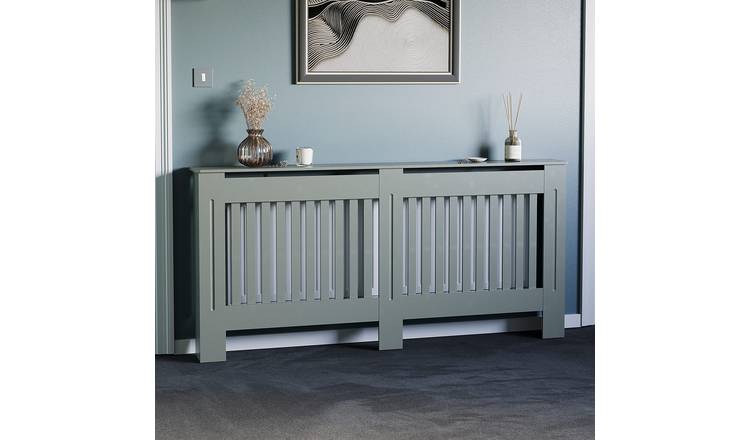 Vida Designs Chelsea Radiator Cover Extra Large- Olive Grey