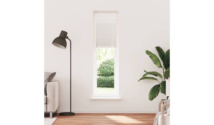 Walplus Polyester Pleated Blind - White - 60 x 200 cm
