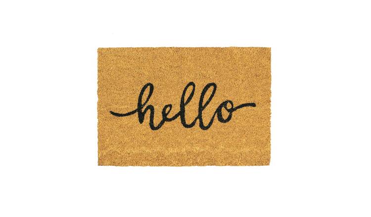 Nicola Spring Coir Door Mat - Hello