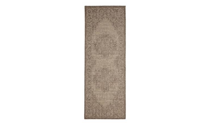 Mega Flooring Beige Traditional Bordered Rug - 80 x 150cm