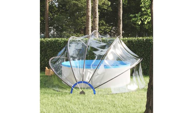 Walplus PVC Pool Dome - Transparent - 440 x 220 cm