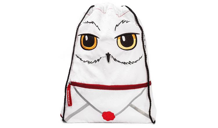 Harry Potter Hedwig Kids Unisex Drawstring Bag - White