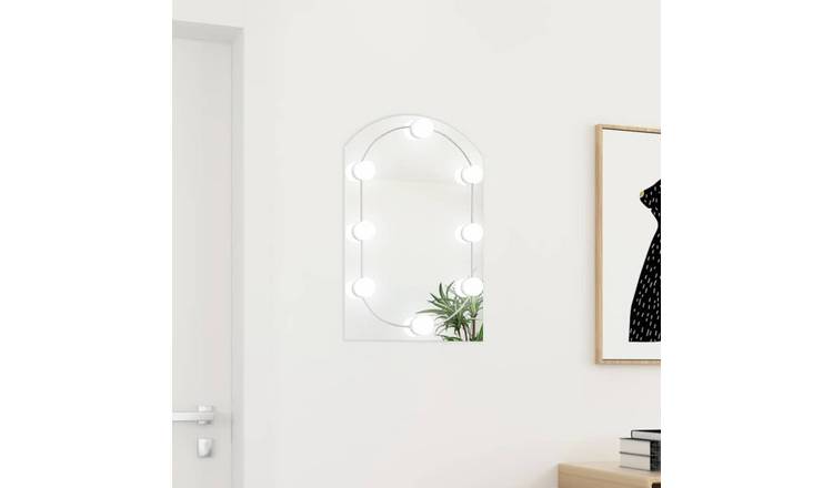 Walplus LED Wall Mirror - Silver - 60 x 40 cm