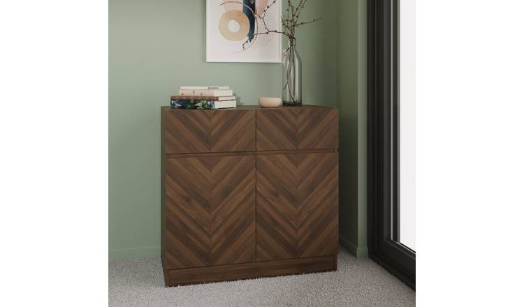 GFW Catania Compact Sideboard - Walnut