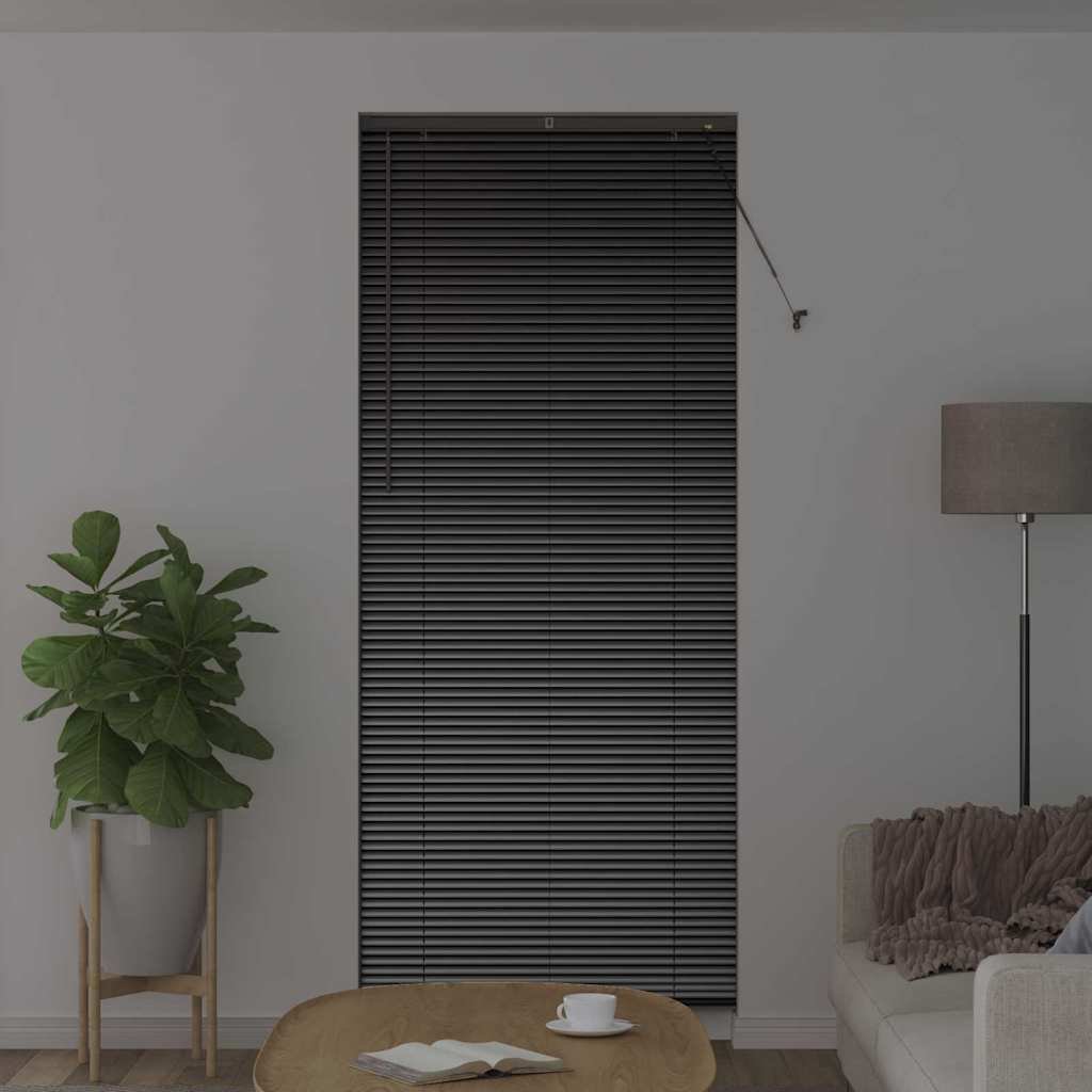 Walplus Polyester Window Blind - Black - 220 x 95 cm - Image 3