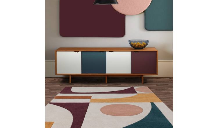 Mega Flooring Multi Handmade Abstract Rug - 120 x 170cm