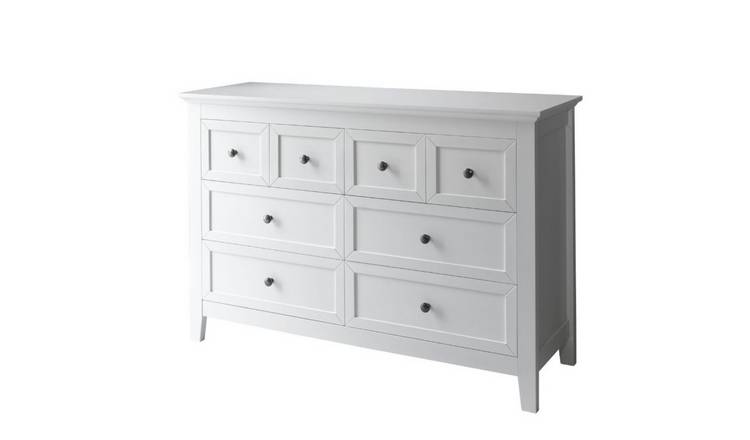 Noa & Nani Karlstad 8 Drawer Chest of Drawers - White