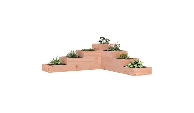 Walplus Wood Garden Planter V2 - 106 x 104.5 x 36 cm