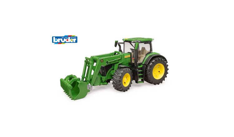 Bruder 1:16 John Deere 7R 350 Tractor with Frontloader - Green