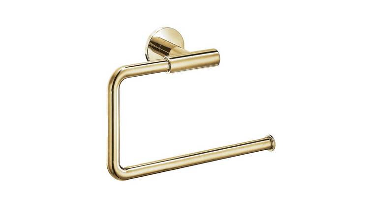 Cosmic Architect Towel Ring - Glossy Gold Pvd