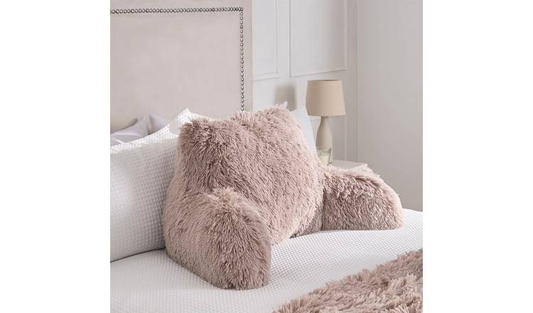OHS Fluffy Fleece Cuddle Cushion - Natural