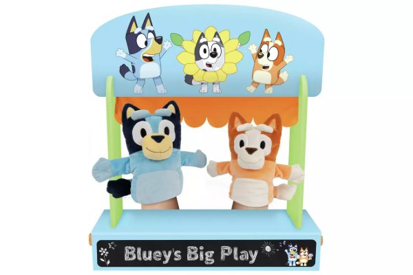 A Bluey puppet theatre.