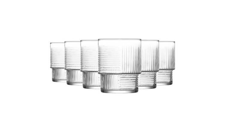 LAV Helen Stacking Whisky Glasses - 325ml - Pack of 6