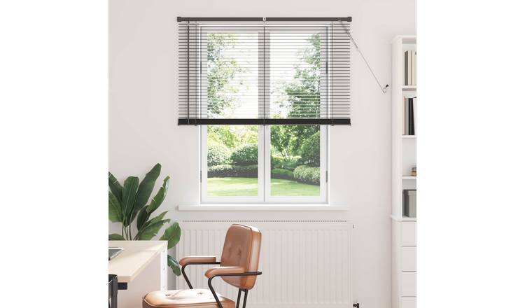 Walplus PVC Window Blind - Silver Grey - 150 x 110 cm