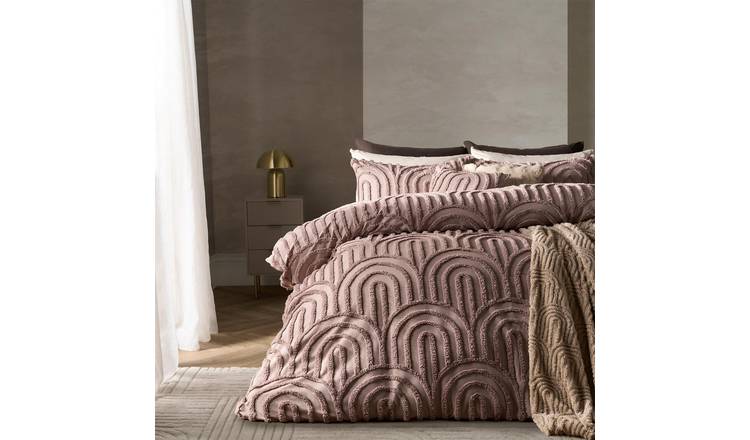 OHS Natural Tufted Arches Bedding Set Duvet Cover Set - Single
