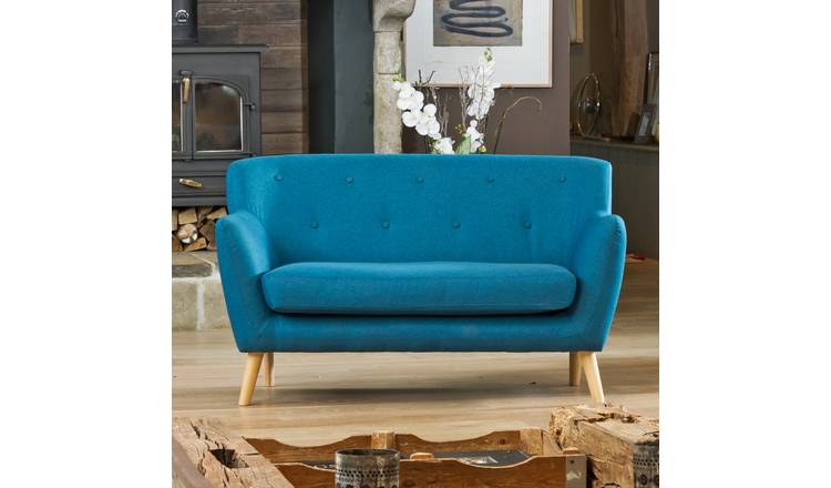 Artemis Home Lynwood  Fabric 2 Seat Sofa - Teal