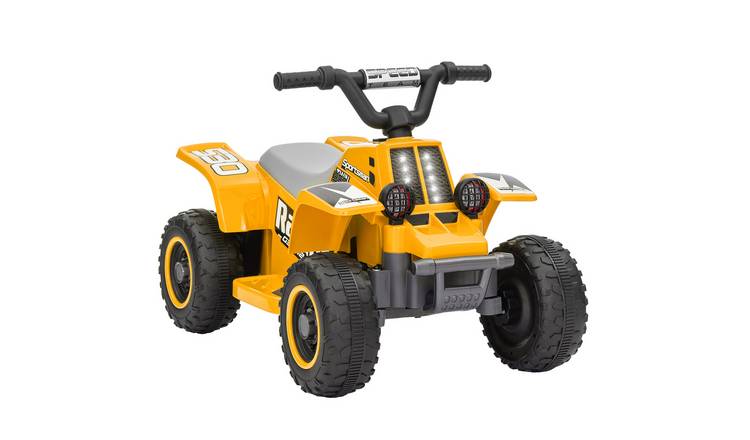 AIYAPLAY 6V 18 to 36 Months LED Headlights Kids Electric Quad Bike – Yellow