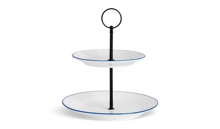 Nicola Spring White Farmhouse Cake Stand